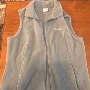 Woman’s light blue/gray Columbia Vest. Never worn!